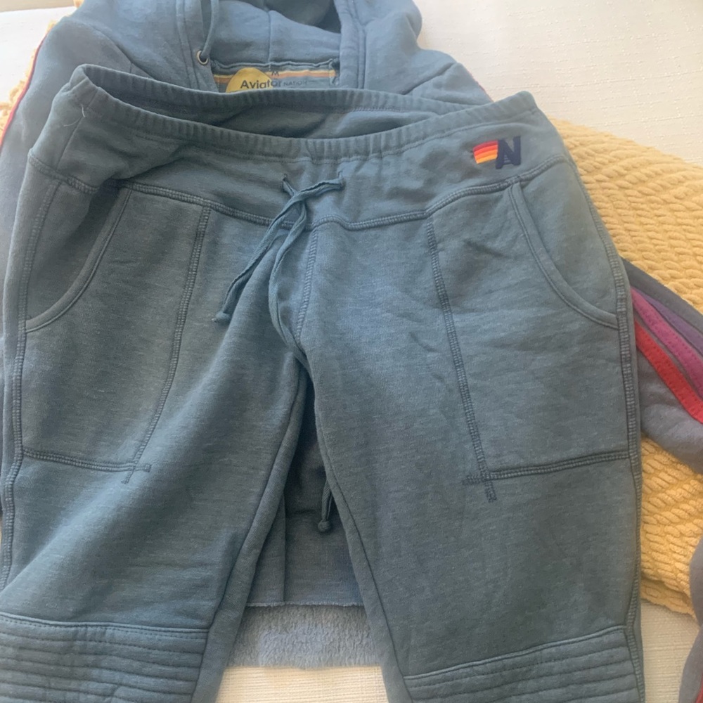 Aviator Nation Hoodie and Jogger set barely used